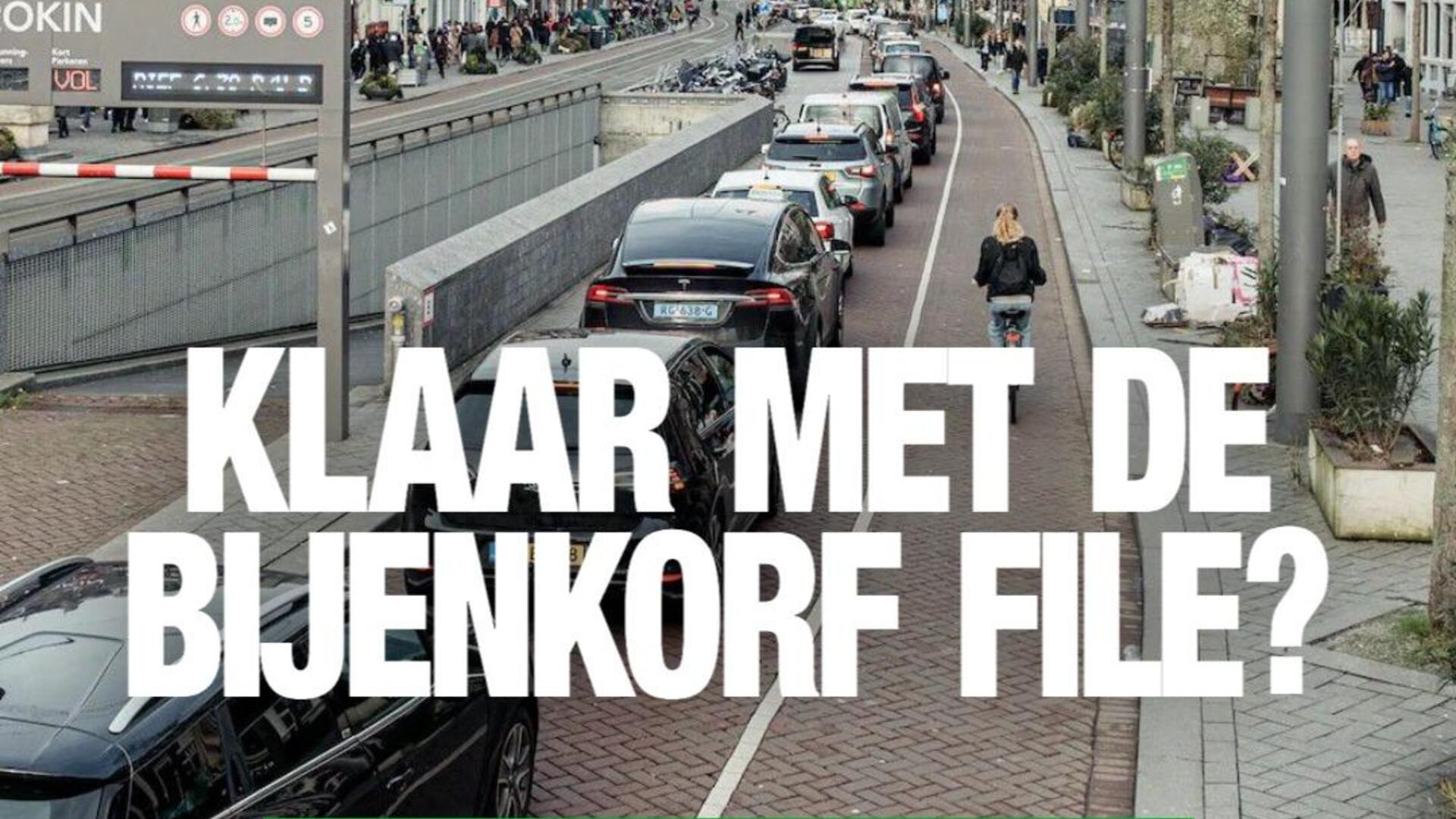 Poster tegen Bijenkorffile